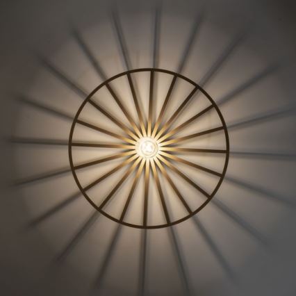 JUST LIGHT. 15636-60 - Laevalgusti SPIKE 1xE27/40W/230V d. 50 cm messing