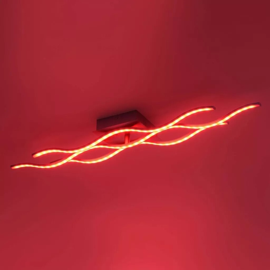 JUST LIGHT. 16266-55 - RGB LED Hämardatav laevalgusti LOLA WAVE LED/30W/230V 2700-5000K + kaugjuhtimispult
