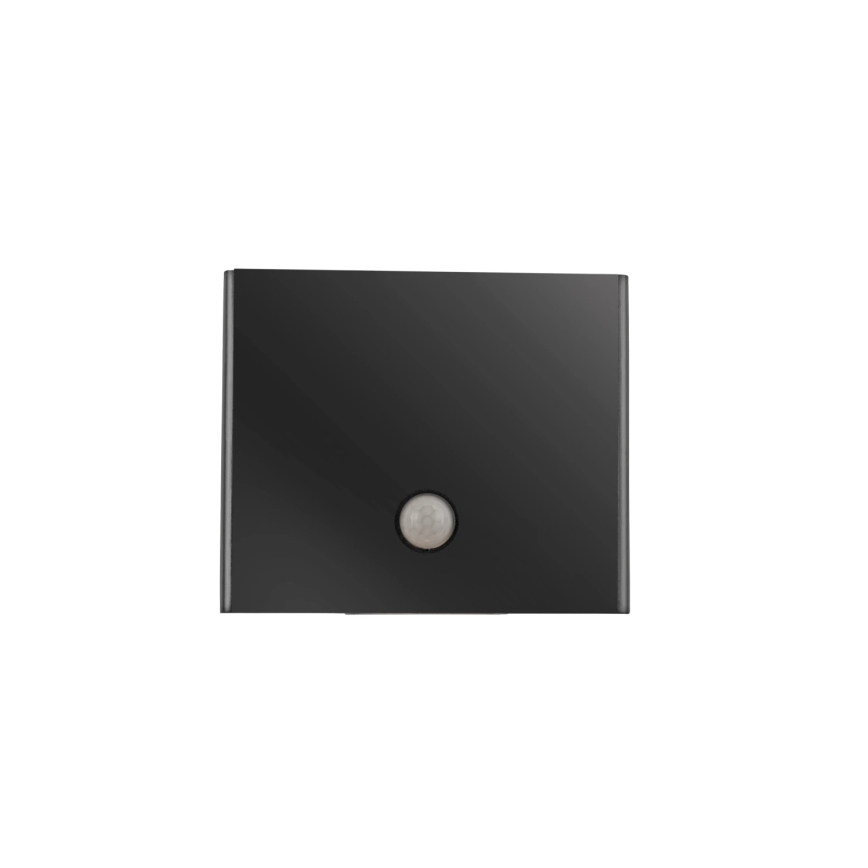 JUST LIGHT. 19471-18 - LED Väli seinavalgusti koos anduriga AMIN 2xLED/1,25W/3,7V 4400mAh IP44 must