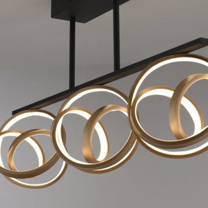 JUST LIGHT. 6245-18 - LED Hämardatav pinnale kinnitatav lühter LOOP 3xLED/11W/230V 2700-5000K + kaugjuhtimispult