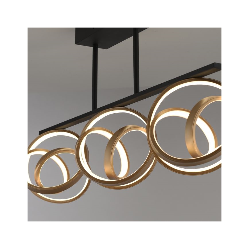 JUST LIGHT. 6245-18 - LED Hämardatav pinnale kinnitatav lühter LOOP 3xLED/11W/230V 2700-5000K + kaugjuhtimispult