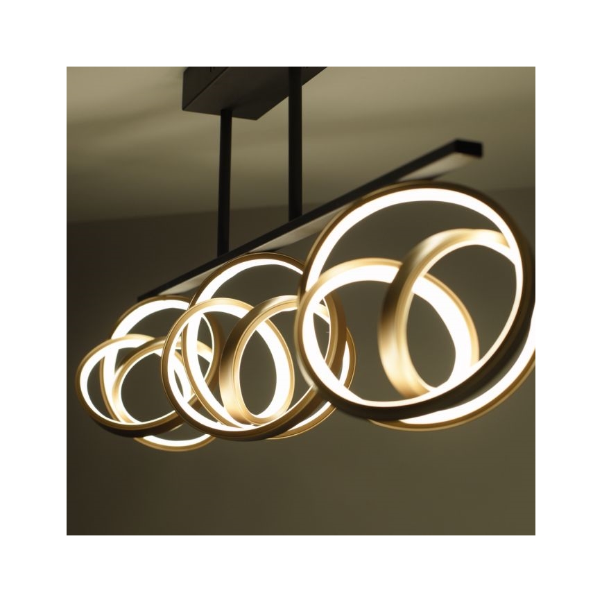 JUST LIGHT. 6245-18 - LED Hämardatav pinnale kinnitatav lühter LOOP 3xLED/11W/230V 2700-5000K + kaugjuhtimispult