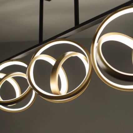 JUST LIGHT. 6245-18 - LED Hämardatav pinnale kinnitatav lühter LOOP 3xLED/11W/230V 2700-5000K + kaugjuhtimispult