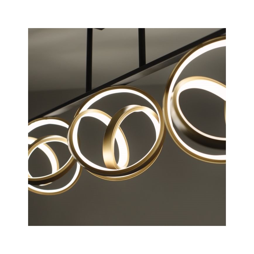 JUST LIGHT. 6245-18 - LED Hämardatav pinnale kinnitatav lühter LOOP 3xLED/11W/230V 2700-5000K + kaugjuhtimispult