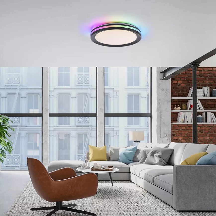JUST LIGHT. 7509018 - LED RGB Hämardatav laevalgusti GANGES LED/24W/230V 2700-5000K + kaugjuhtimispult