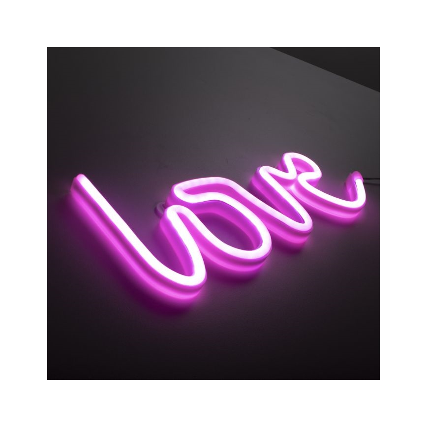 JUST LIGHT. 85021-87 - LED Neoon seinakaunistus NEON LED/6,5W/5V Love