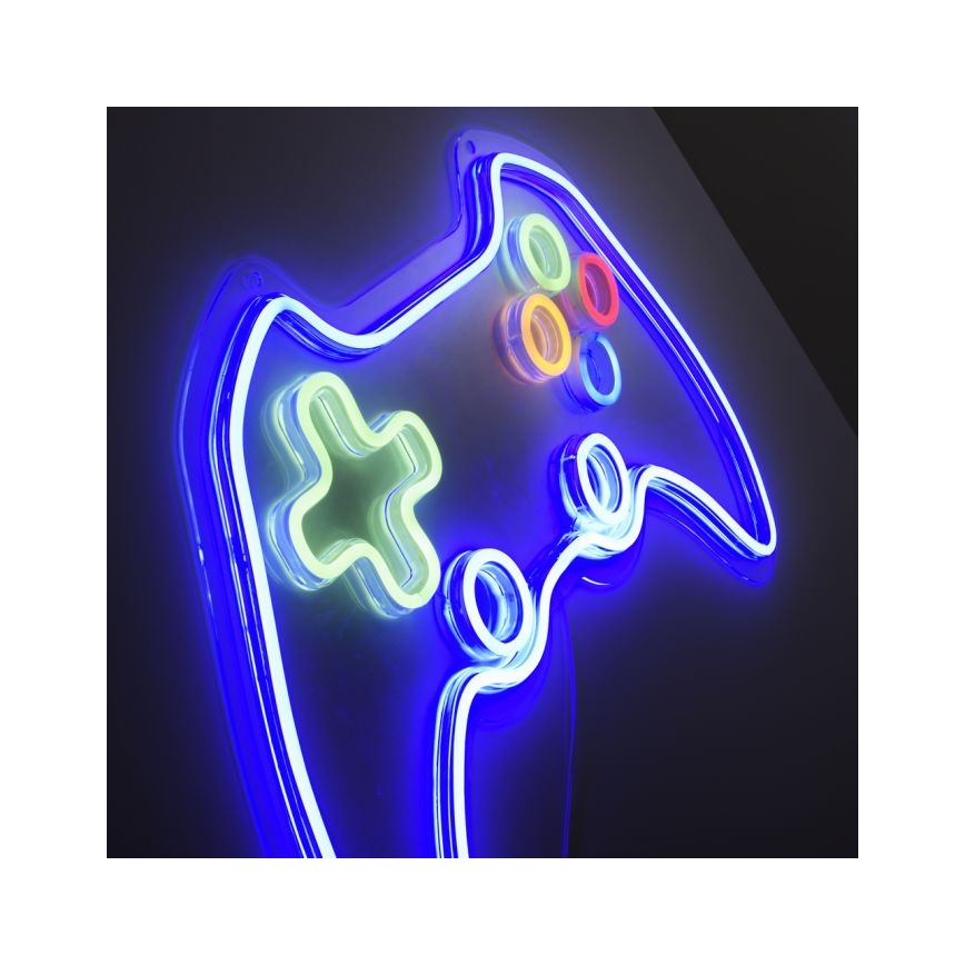 JUST LIGHT. 85022-70 - LED Neoon seinakaunistus NEON 1xLED/6,5W/5V mängur