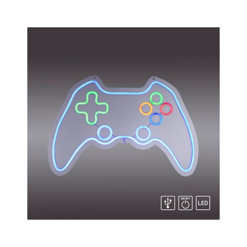 JUST LIGHT. 85022-70 - LED-neoonseina dekoratsioon NEON LED/6,5W/5V gamer
