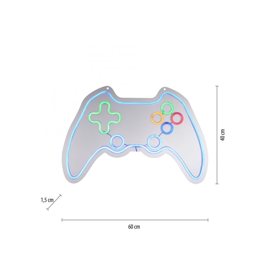 JUST LIGHT. 85022-70 - LED-neoonseina dekoratsioon NEON LED/6,5W/5V gamer