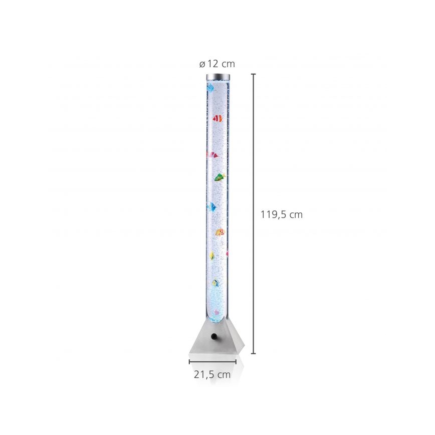 JUST LIGHT. 85106-55 - LED RGB Dekoratiivne põrandalamp AVA 12xLED/0,06W/230V