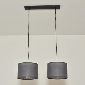 Kaabellirippvalgusti ALBA 2xE27/15W/230V hall