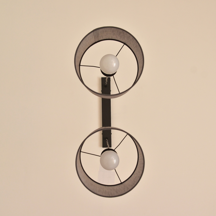 Kaabellirippvalgusti ALBA 2xE27/15W/230V hall