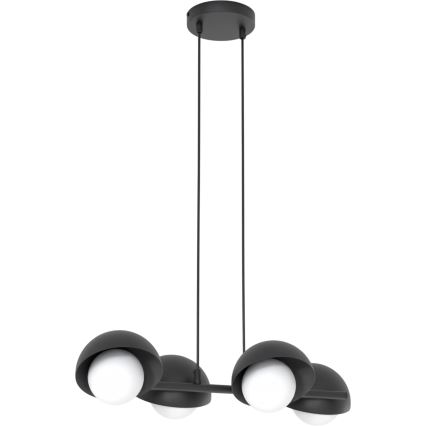 Kaabliga lühter BOOM 4xG9/8W/230V, must