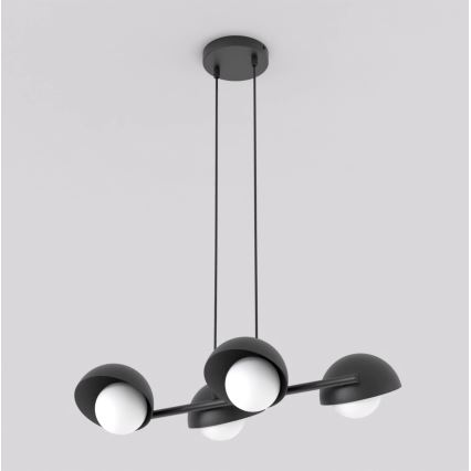 Kaabliga lühter BOOM 4xG9/8W/230V, must