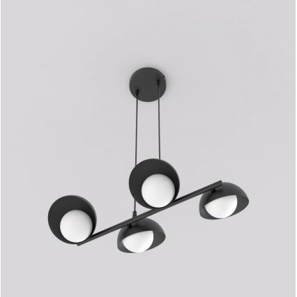 Kaabliga lühter BOOM 4xG9/8W/230V, must