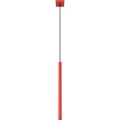 Kaabliga lühter PASTELO 1xG9/8W/230V punane