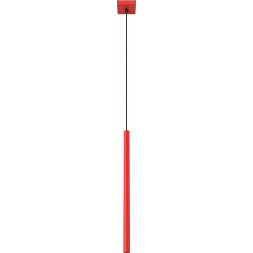 Kaabliga lühter PASTELO 1xG9/8W/230V punane