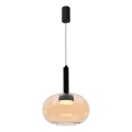 Kaabliga ripatsvalgusti BUENO 1xGX53/9W/230V, läbimõõt 25 cm, suitsune beež