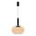 Kaabliga ripatsvalgusti BUENO 1xGX53/9W/230V, läbimõõt 25 cm, suitsune beež