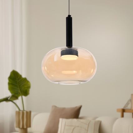 Kaabliga ripatsvalgusti BUENO 1xGX53/9W/230V, läbimõõt 25 cm, suitsune beež