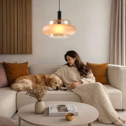 Kaabliga ripplamp BRIZI 1xE27/40W/230V beež/suitsune