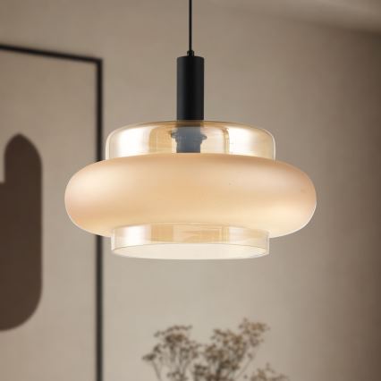 Kaabliga ripplamp BRIZI 1xE27/40W/230V beež/suitsune