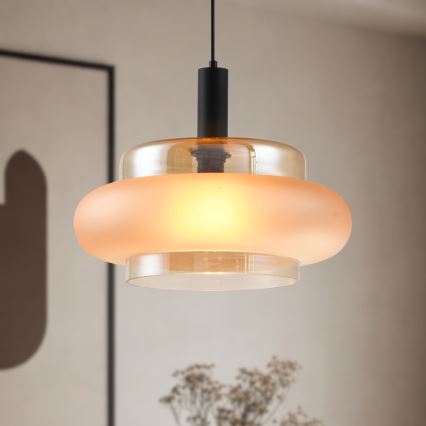 Kaabliga ripplamp BRIZI 1xE27/40W/230V beež/suitsune