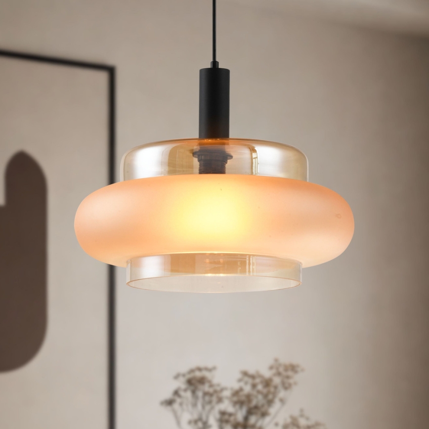 Kaabliga ripplamp BRIZI 1xE27/40W/230V beež/suitsune