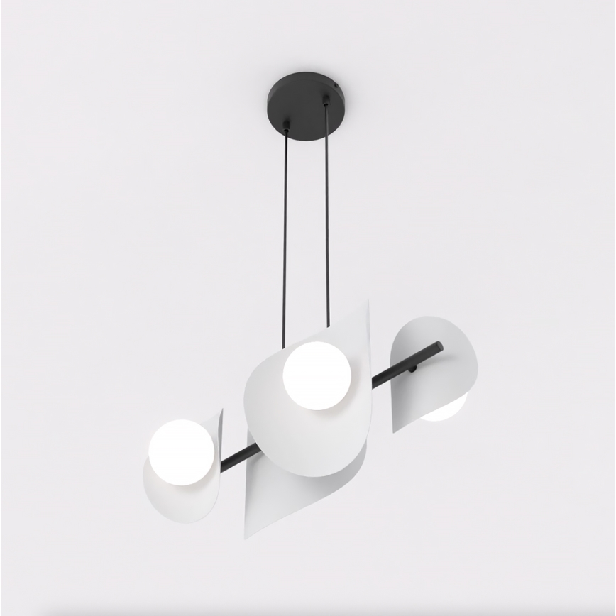 Kaabliga ripplamp ELEMENTI 4xG9/8W/230V, hall