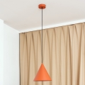 Kaabliga ripplamp ETNA 1xE27/15W/230V, läbimõõt 25 cm, oranž