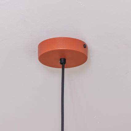Kaabliga ripplamp ETNA 1xE27/15W/230V, läbimõõt 25 cm, oranž