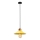 Kaabliga ripplamp MANAVGAT 1xE27/40W/230V kollane/pruun