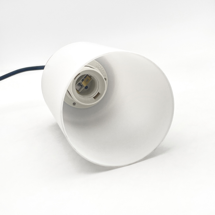 Kaabliga ripplamp MARKUS 3xE27/15W/230V, must/tamm