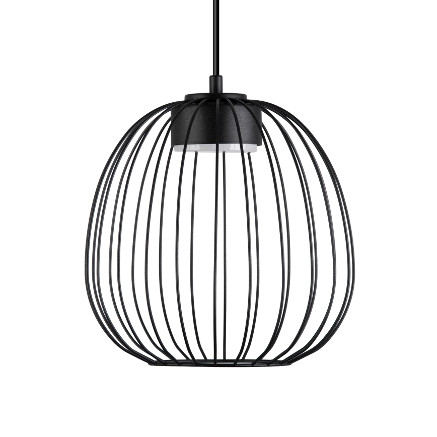 Kaabliga ripplamp OVELLA 1xGX53/10W/230V, läbimõõt 25 cm, must