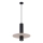 Kaabliga ripplamp PELTA 1xGU10/10W/230V must/kreemjas