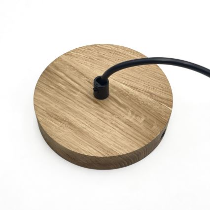 Kaabliga ripplamp SINGLE 1xE27/60W/230V, läbimõõt 28 cm, tamm