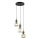 Kaabliga ripplamp SOPHIA 3xE14/10W/230V must/roheline/suitsune beež