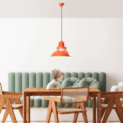 Kaabliga ripplamp TIBET 1xE27/40W/230V oranž