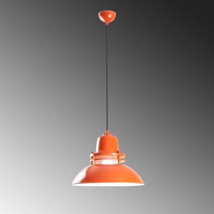 Kaabliga ripplamp TIBET 1xE27/40W/230V oranž