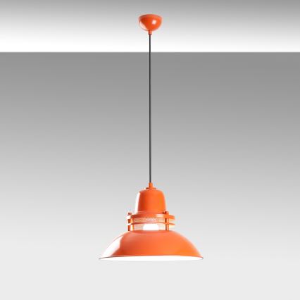 Kaabliga ripplamp TIBET 1xE27/40W/230V oranž