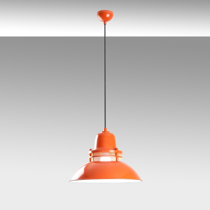 Kaabliga ripplamp TIBET 1xE27/40W/230V oranž