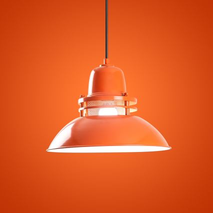Kaabliga ripplamp TIBET 1xE27/40W/230V oranž