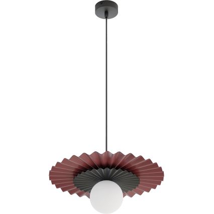 Kaabliga ripplamp UMBRA 1xG9/8W/230V must/punane