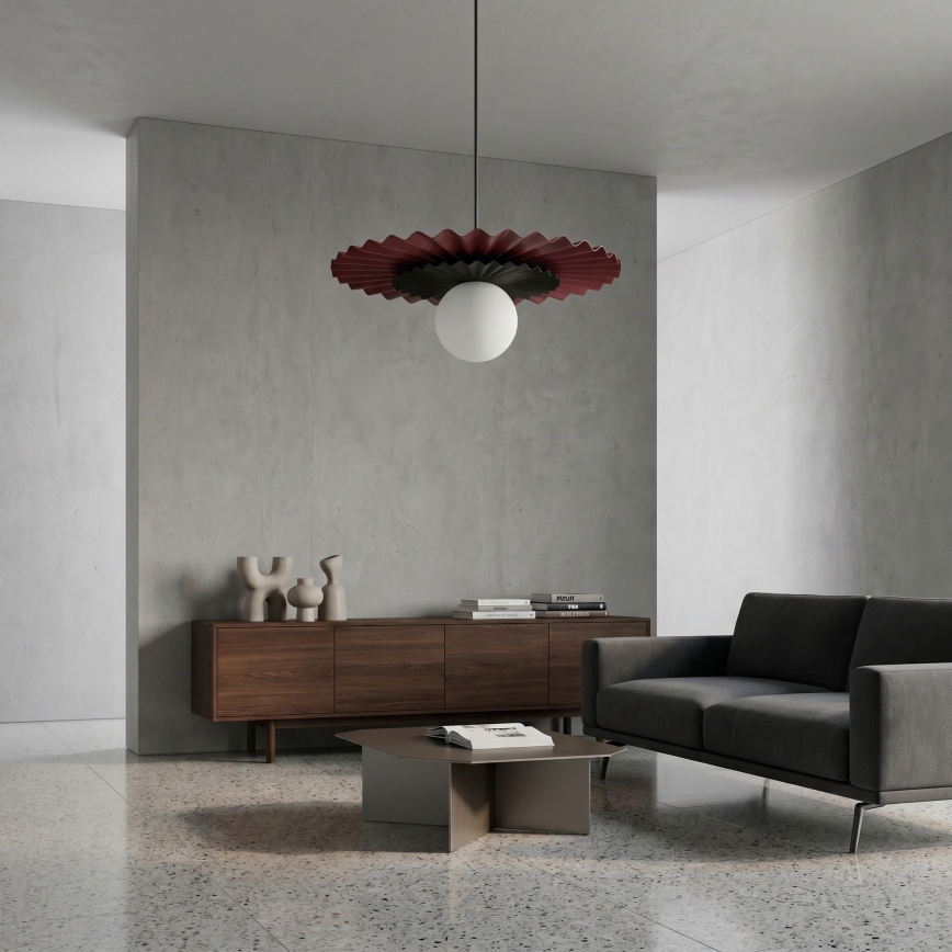 Kaabliga ripplamp UMBRA 1xG9/8W/230V must/punane