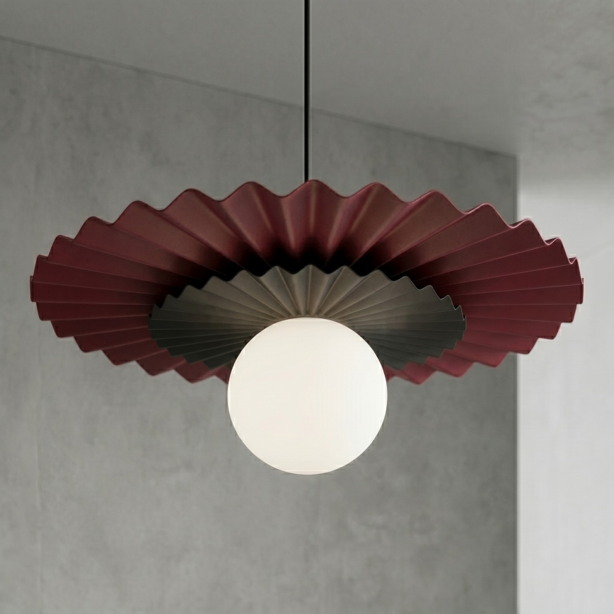 Kaabliga ripplamp UMBRA 1xG9/8W/230V must/punane