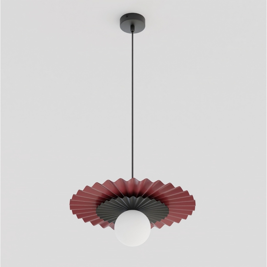 Kaabliga ripplamp UMBRA 1xG9/8W/230V must/punane