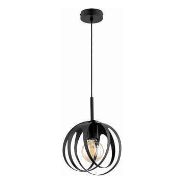 Kaabliga ripplühter ASANI 1xE27/15W/230V must