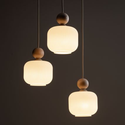 Kaabliga ripplühter BALLO 3xE14/10W/230V beež