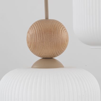 Kaabliga ripplühter BALLO 3xE14/10W/230V beež