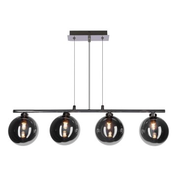 Kaabliga ripplühter SOMUL 4xG9/20W/230V suitsune must